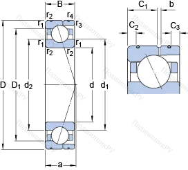 Подшипник 7030 ACD/P 4AL в Ижевске