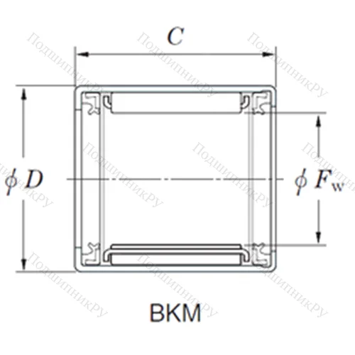 Подшипник игольчатый радиальный 14BKM 2025JUU