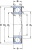Подшипник S 71916 CE/HCP 4A