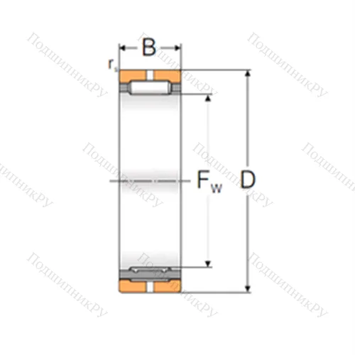 Подшипник игольчатый радиальный RNA 4904