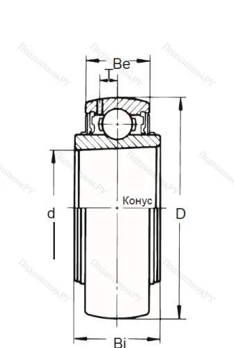 Корпусный подшипник UK 212 в Ижевске