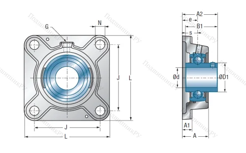 Подшипниковый узел UCFE 210 в Ижевске