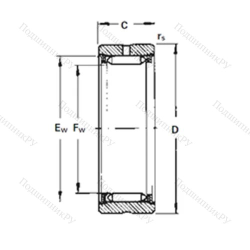 Подшипник игольчатый радиальный RNA 3150