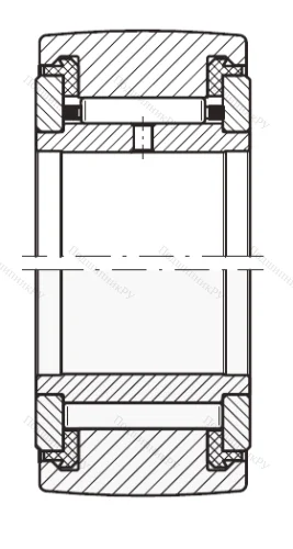 Игольчатый подшипник NATV 20 PP A от производителя  INA