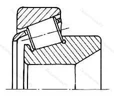Подшипник  137509 размер 45x85x24,75