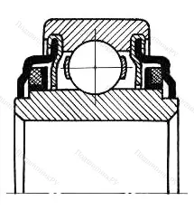 Модификация подшипника 6-530206К1 