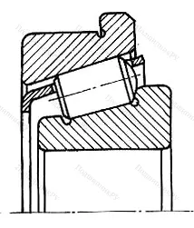 Подшипник  67606 (32306R) размер 30x72x28,75
