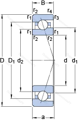 Подшипник 7016 CE/P 4BVG 275