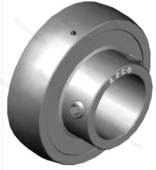 Высокотемпературный корпусной подшипник UC 207 BHTS ZZ C 4 200° BECO в Ижевске