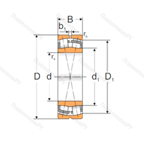 Подшипник роликовый радиальный самоцентрирующийся 22320 W 33