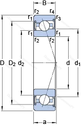 Подшипник S 7024 ACE/HCP 4A