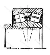 Подшипник  753610 (22311K+AH 2311) размер 50x120x43/54