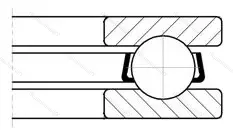 Подшипник  51101 (8101) размер 12x26x9