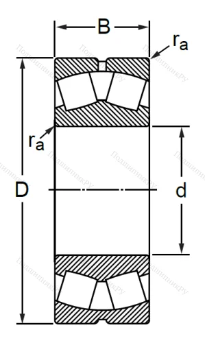 Сферический роликовый подшипник 53613 АН (22313 CW 33) в Ижевске