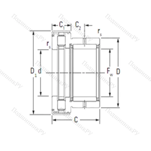 Подшипник комбинированный NAXR 30Z.TN от производителя  TIMKEN