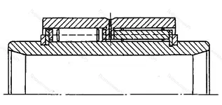 Подшипник  714718 размер 90x125x70/125