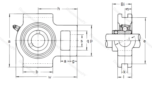 Подшипниковый узел UCT 208 в Ижевске