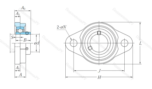 Подшипниковый узел UFL 002 JE 1 в Ижевске