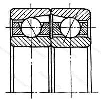 Модификация подшипника 6-366211Л1 размер 55x110x42