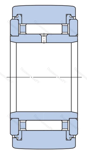 Игольчатый подшипник NATV 40 PP A от производителя  SKF