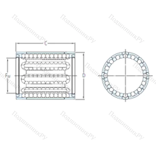 Подшипник шариковый линейный