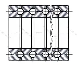 Модификация подшипника 128721КЕ размер 105x165x505,5