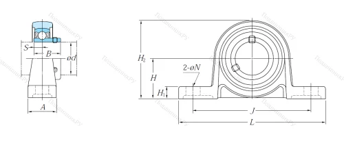 Подшипниковый узел UP 004 JE 1 в Ижевске
