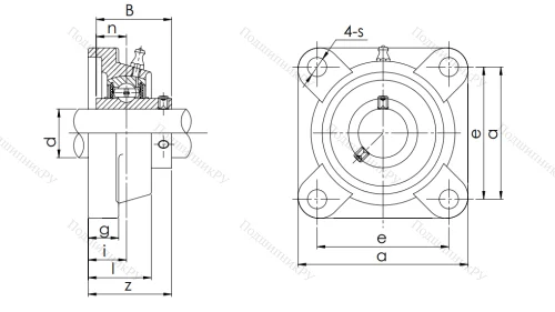 Подшипниковый узел UCF 209 в Ижевске