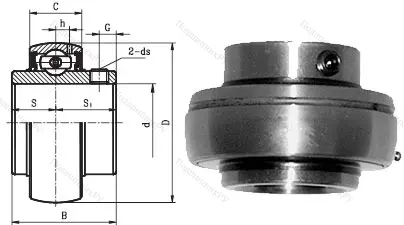 Корпусный подшипник UC 205 в Ижевске