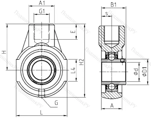 Подшипниковый узел ESEHE 205 в Ижевске