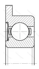 Модификация подшипника 4-3860083 размер 3x7/8,1x3/0,8