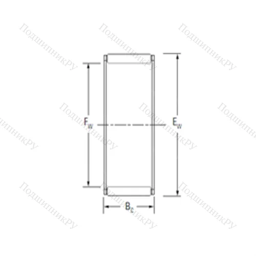 Подшипник игольчатый радиальный K 23X 28X 24F