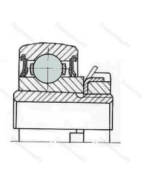 Шариковый однорядный подшипник 1680204 в Ижевске