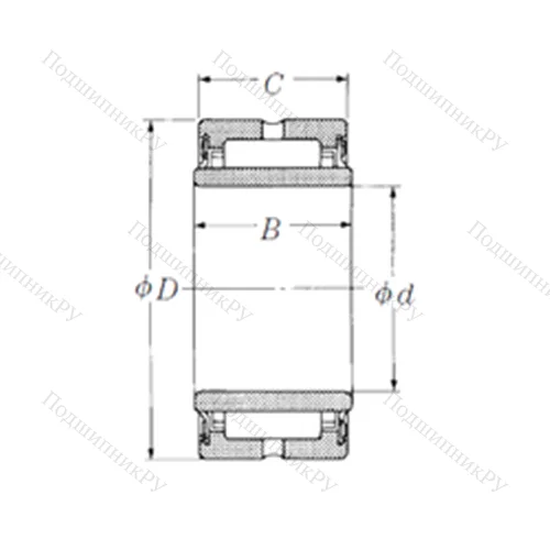 Подшипник игольчатый радиальный