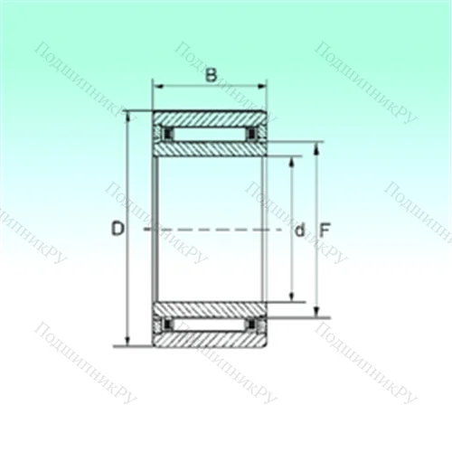 Подшипник игольчатый радиальный NKIS 6 TN