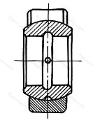 Подшипник  2ШСЛ90 размер 90x160x50/80