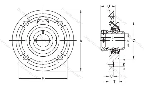 Подшипниковый корпус GG ME 10-N в Ижевске