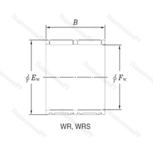 Подшипник игольчатый радиальный WRS 252924A