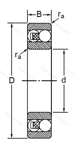 Двухрядный шариковый подшипник 1211 в Ижевске