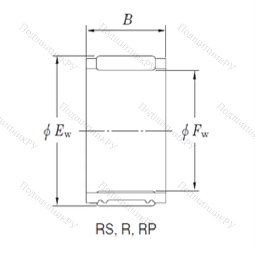 Подшипник игольчатый радиальный RP 495645A