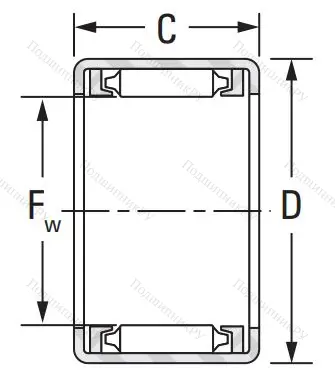 Подшипник обгонной муфты обгонная муфта FC 25 в Ижевске