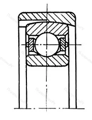 Подшипник  670703 размер 17x47x12/14