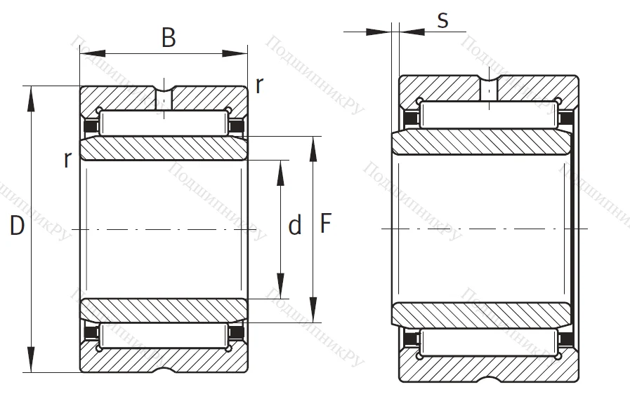 Игольчатый подшипник NA 4915 XL