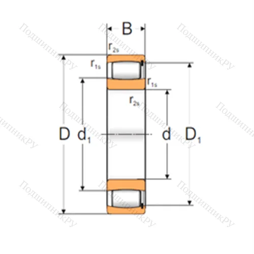 Подшипник роликовый радиальный самоцентрирующийся C 2212V