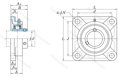 Подшипниковый узел UCF 216 в Ижевске