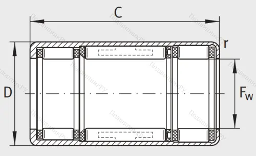 Подшипник обгонной муфты обгонная муфта HFL 1626-L 564 в Ижевске