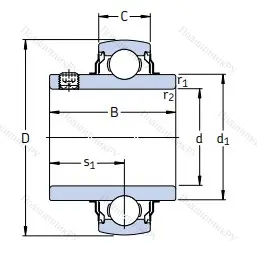 Корпусный подшипник YAR 206-2RF в Ижевске