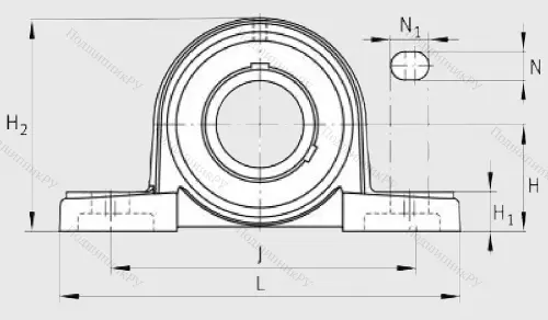 Подшипниковый узел UCP 212 J 7 в Ижевске