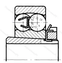 Подшипник  11313 (1315K+H 315) размер 65x160x37/55