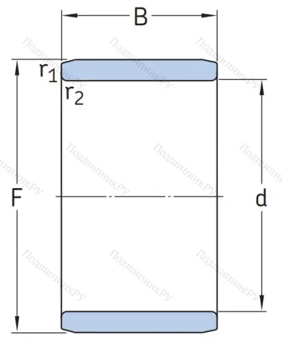 Игольчатый подшипник внутреннее кольцо IR 45x50x35 XL от производителя  SKF